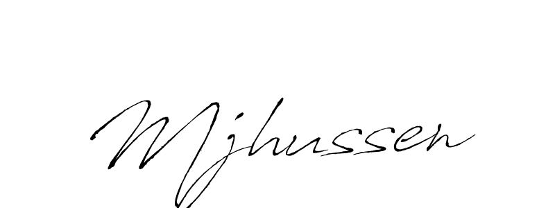 Design your own signature with our free online signature maker. With this signature software, you can create a handwritten (Antro_Vectra) signature for name Mjhussen. Mjhussen signature style 6 images and pictures png