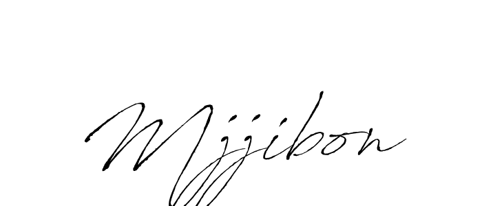 Design your own signature with our free online signature maker. With this signature software, you can create a handwritten (Antro_Vectra) signature for name Mjjibon. Mjjibon signature style 6 images and pictures png