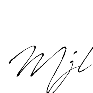 How to Draw Mjl signature style? Antro_Vectra is a latest design signature styles for name Mjl. Mjl signature style 6 images and pictures png