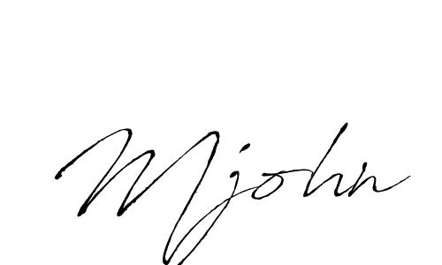 Also we have Mjohn name is the best signature style. Create professional handwritten signature collection using Antro_Vectra autograph style. Mjohn signature style 6 images and pictures png