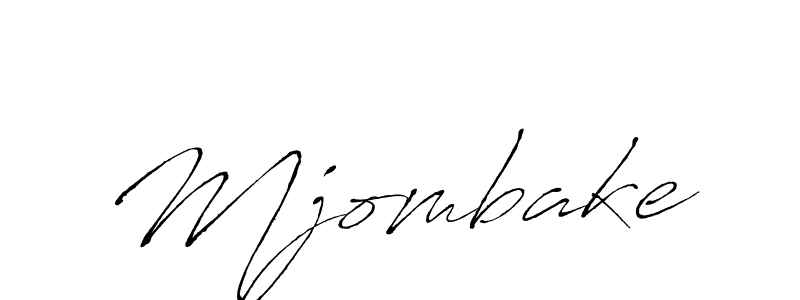 Mjombake stylish signature style. Best Handwritten Sign (Antro_Vectra) for my name. Handwritten Signature Collection Ideas for my name Mjombake. Mjombake signature style 6 images and pictures png