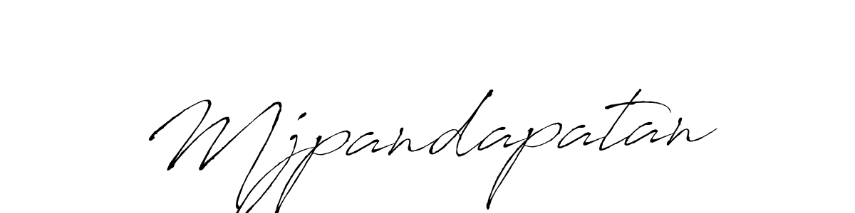 Make a beautiful signature design for name Mjpandapatan. Use this online signature maker to create a handwritten signature for free. Mjpandapatan signature style 6 images and pictures png