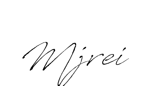 How to make Mjrei name signature. Use Antro_Vectra style for creating short signs online. This is the latest handwritten sign. Mjrei signature style 6 images and pictures png