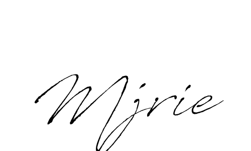 Use a signature maker to create a handwritten signature online. With this signature software, you can design (Antro_Vectra) your own signature for name Mjrie. Mjrie signature style 6 images and pictures png