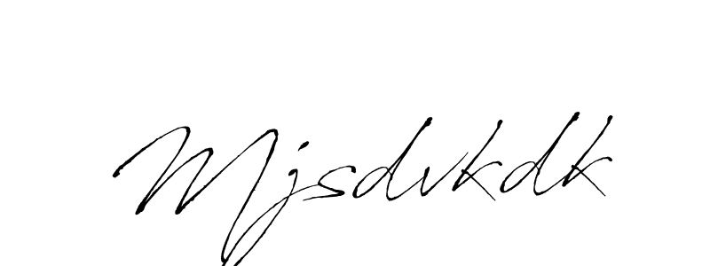 Create a beautiful signature design for name Mjsdvkdk. With this signature (Antro_Vectra) fonts, you can make a handwritten signature for free. Mjsdvkdk signature style 6 images and pictures png