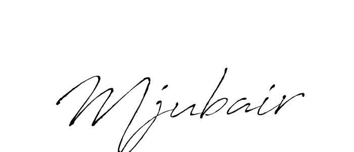 Use a signature maker to create a handwritten signature online. With this signature software, you can design (Antro_Vectra) your own signature for name Mjubair. Mjubair signature style 6 images and pictures png