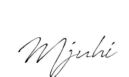 How to make Mjuhi signature? Antro_Vectra is a professional autograph style. Create handwritten signature for Mjuhi name. Mjuhi signature style 6 images and pictures png