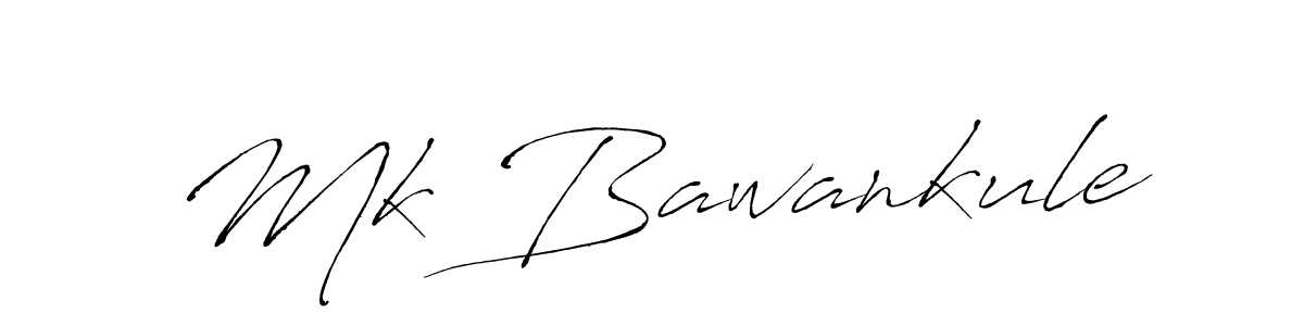 Use a signature maker to create a handwritten signature online. With this signature software, you can design (Antro_Vectra) your own signature for name Mk Bawankule. Mk Bawankule signature style 6 images and pictures png