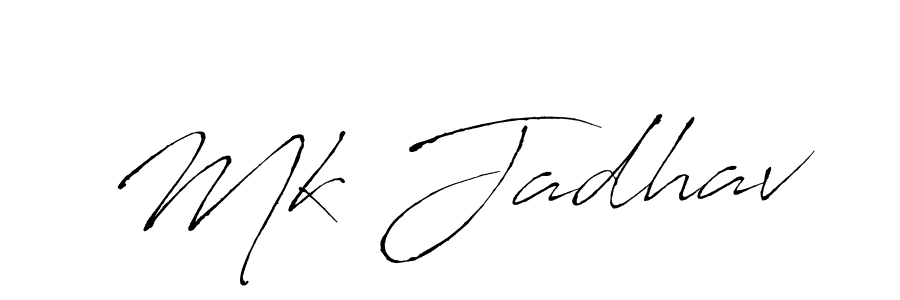 How to Draw Mk Jadhav signature style? Antro_Vectra is a latest design signature styles for name Mk Jadhav. Mk Jadhav signature style 6 images and pictures png