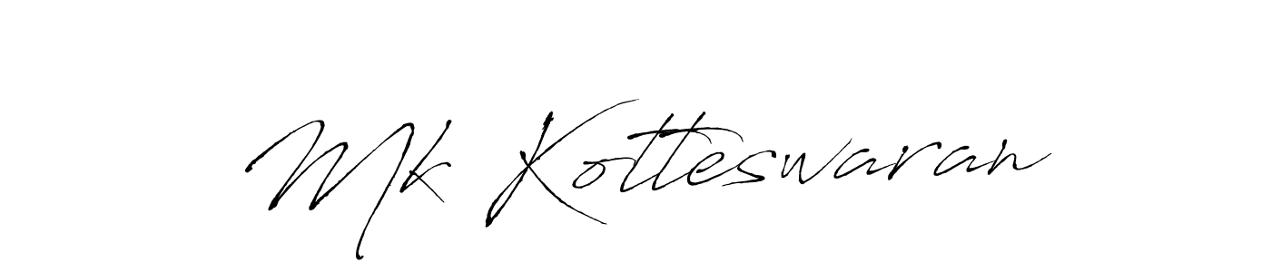 Use a signature maker to create a handwritten signature online. With this signature software, you can design (Antro_Vectra) your own signature for name Mk Kotteswaran. Mk Kotteswaran signature style 6 images and pictures png