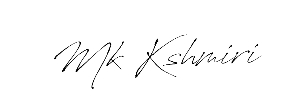 Also You can easily find your signature by using the search form. We will create Mk Kshmiri name handwritten signature images for you free of cost using Antro_Vectra sign style. Mk Kshmiri signature style 6 images and pictures png