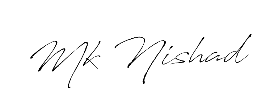 Also You can easily find your signature by using the search form. We will create Mk Nishad name handwritten signature images for you free of cost using Antro_Vectra sign style. Mk Nishad signature style 6 images and pictures png