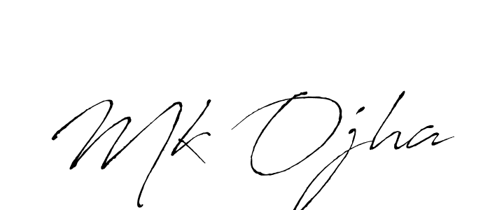 Also we have Mk Ojha name is the best signature style. Create professional handwritten signature collection using Antro_Vectra autograph style. Mk Ojha signature style 6 images and pictures png