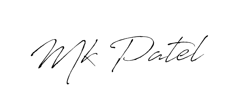 You should practise on your own different ways (Antro_Vectra) to write your name (Mk Patel) in signature. don't let someone else do it for you. Mk Patel signature style 6 images and pictures png