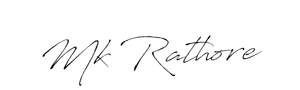 Use a signature maker to create a handwritten signature online. With this signature software, you can design (Antro_Vectra) your own signature for name Mk Rathore. Mk Rathore signature style 6 images and pictures png