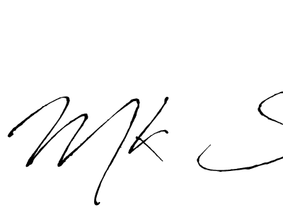 How to Draw Mk S signature style? Antro_Vectra is a latest design signature styles for name Mk S. Mk S signature style 6 images and pictures png