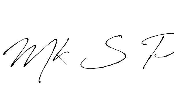 How to make Mk S P name signature. Use Antro_Vectra style for creating short signs online. This is the latest handwritten sign. Mk S P signature style 6 images and pictures png