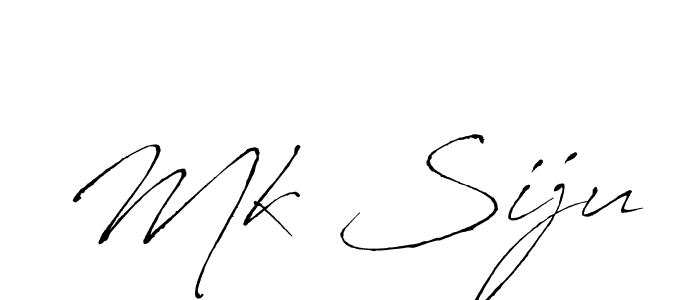 You should practise on your own different ways (Antro_Vectra) to write your name (Mk Siju) in signature. don't let someone else do it for you. Mk Siju signature style 6 images and pictures png