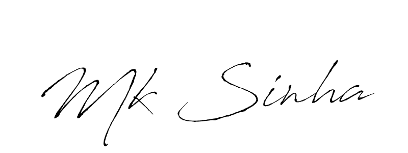 You should practise on your own different ways (Antro_Vectra) to write your name (Mk Sinha) in signature. don't let someone else do it for you. Mk Sinha signature style 6 images and pictures png