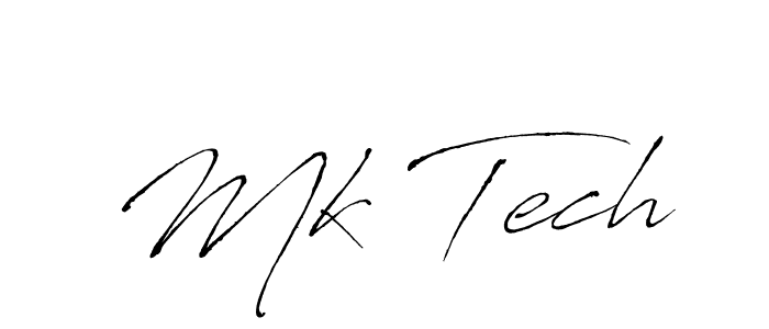 Also You can easily find your signature by using the search form. We will create Mk Tech name handwritten signature images for you free of cost using Antro_Vectra sign style. Mk Tech signature style 6 images and pictures png