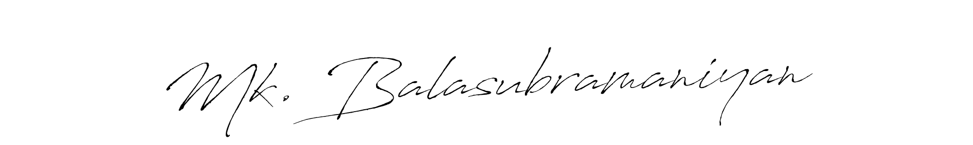 It looks lik you need a new signature style for name Mk. Balasubramaniyan. Design unique handwritten (Antro_Vectra) signature with our free signature maker in just a few clicks. Mk. Balasubramaniyan signature style 6 images and pictures png