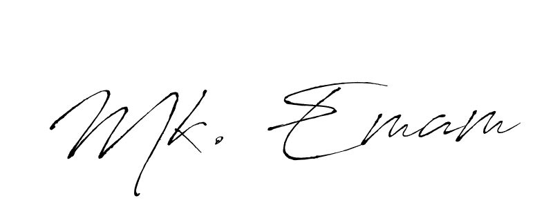 How to make Mk. Emam name signature. Use Antro_Vectra style for creating short signs online. This is the latest handwritten sign. Mk. Emam signature style 6 images and pictures png