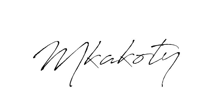 if you are searching for the best signature style for your name Mkakoty. so please give up your signature search. here we have designed multiple signature styles  using Antro_Vectra. Mkakoty signature style 6 images and pictures png