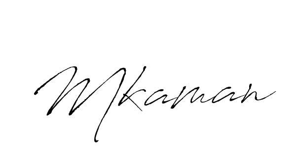 Mkaman stylish signature style. Best Handwritten Sign (Antro_Vectra) for my name. Handwritten Signature Collection Ideas for my name Mkaman. Mkaman signature style 6 images and pictures png