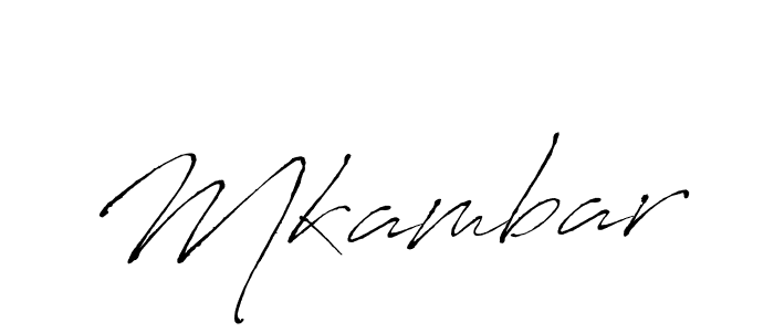Use a signature maker to create a handwritten signature online. With this signature software, you can design (Antro_Vectra) your own signature for name Mkambar. Mkambar signature style 6 images and pictures png