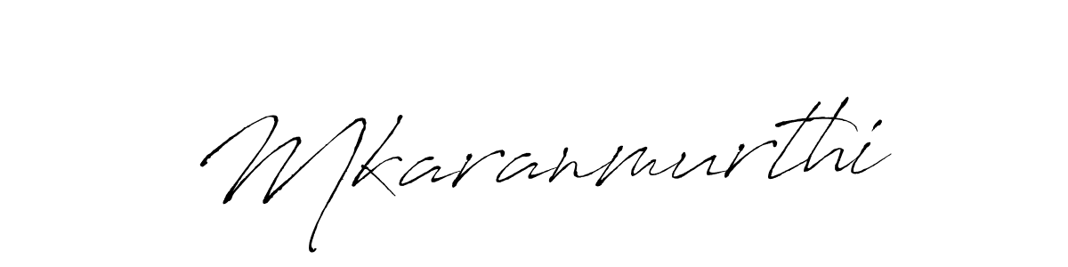 Antro_Vectra is a professional signature style that is perfect for those who want to add a touch of class to their signature. It is also a great choice for those who want to make their signature more unique. Get Mkaranmurthi name to fancy signature for free. Mkaranmurthi signature style 6 images and pictures png