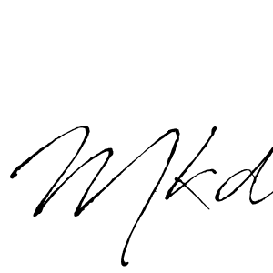 Make a beautiful signature design for name Mkd. With this signature (Antro_Vectra) style, you can create a handwritten signature for free. Mkd signature style 6 images and pictures png