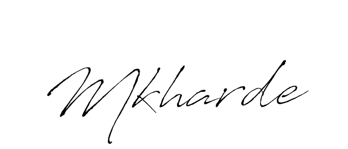 Mkharde stylish signature style. Best Handwritten Sign (Antro_Vectra) for my name. Handwritten Signature Collection Ideas for my name Mkharde. Mkharde signature style 6 images and pictures png