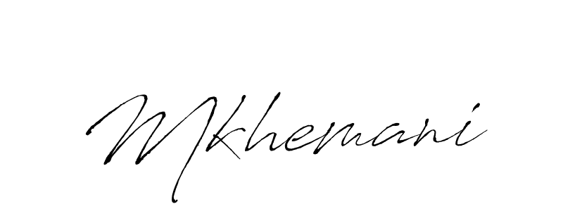 How to make Mkhemani signature? Antro_Vectra is a professional autograph style. Create handwritten signature for Mkhemani name. Mkhemani signature style 6 images and pictures png