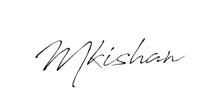 Use a signature maker to create a handwritten signature online. With this signature software, you can design (Antro_Vectra) your own signature for name Mkishan. Mkishan signature style 6 images and pictures png