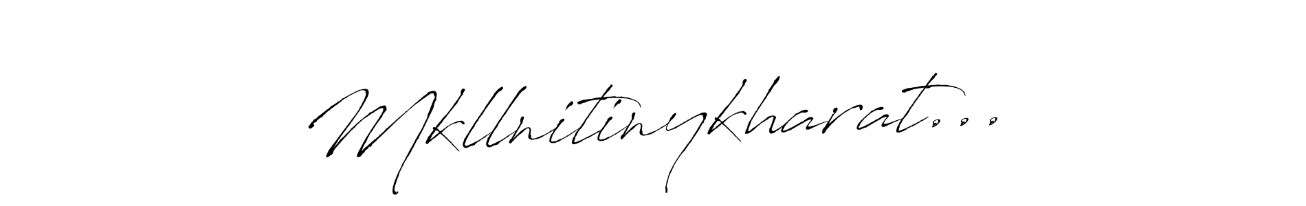 How to Draw Mkllnitinykharat... signature style? Antro_Vectra is a latest design signature styles for name Mkllnitinykharat.... Mkllnitinykharat... signature style 6 images and pictures png