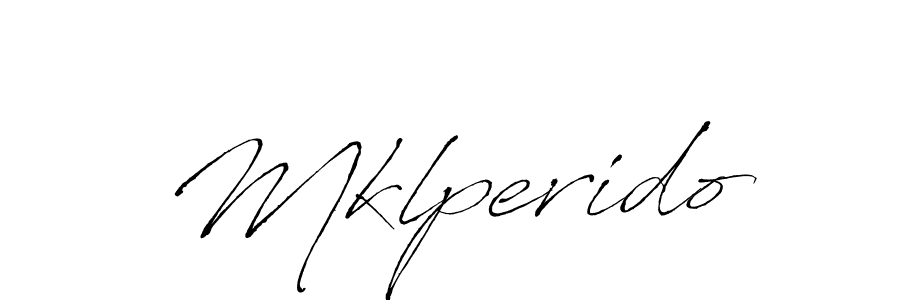 How to make Mklperido signature? Antro_Vectra is a professional autograph style. Create handwritten signature for Mklperido name. Mklperido signature style 6 images and pictures png