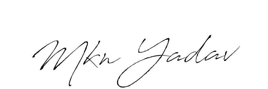 Also we have Mkn Yadav name is the best signature style. Create professional handwritten signature collection using Antro_Vectra autograph style. Mkn Yadav signature style 6 images and pictures png