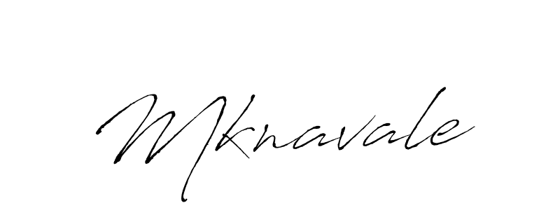 How to make Mknavale signature? Antro_Vectra is a professional autograph style. Create handwritten signature for Mknavale name. Mknavale signature style 6 images and pictures png