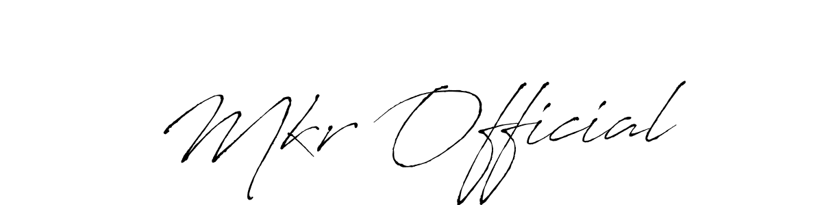 Similarly Antro_Vectra is the best handwritten signature design. Signature creator online .You can use it as an online autograph creator for name Mkr Official. Mkr Official signature style 6 images and pictures png