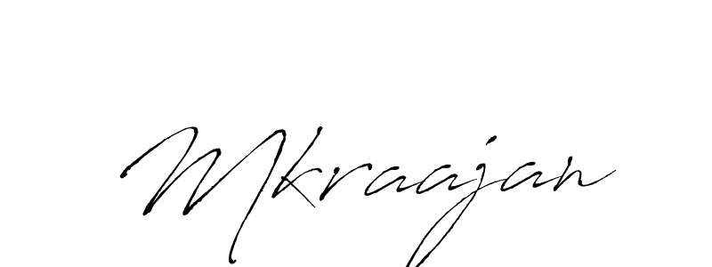 Design your own signature with our free online signature maker. With this signature software, you can create a handwritten (Antro_Vectra) signature for name Mkraajan. Mkraajan signature style 6 images and pictures png