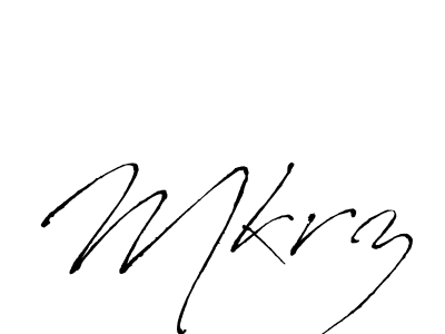 Make a beautiful signature design for name Mkrz. Use this online signature maker to create a handwritten signature for free. Mkrz signature style 6 images and pictures png