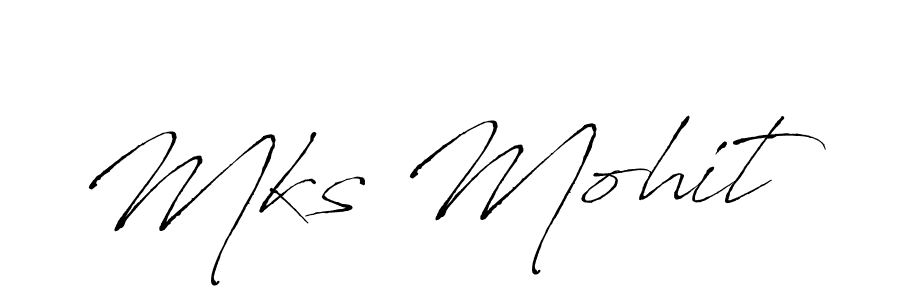 You should practise on your own different ways (Antro_Vectra) to write your name (Mks Mohit) in signature. don't let someone else do it for you. Mks Mohit signature style 6 images and pictures png