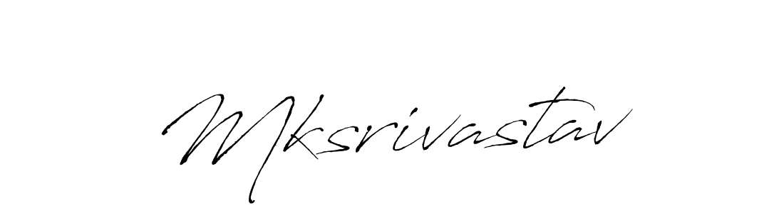 Make a short Mksrivastav signature style. Manage your documents anywhere anytime using Antro_Vectra. Create and add eSignatures, submit forms, share and send files easily. Mksrivastav signature style 6 images and pictures png