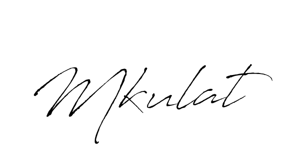 Design your own signature with our free online signature maker. With this signature software, you can create a handwritten (Antro_Vectra) signature for name Mkulat. Mkulat signature style 6 images and pictures png