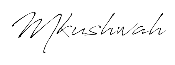 How to make Mkushwah name signature. Use Antro_Vectra style for creating short signs online. This is the latest handwritten sign. Mkushwah signature style 6 images and pictures png