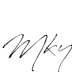 Also You can easily find your signature by using the search form. We will create Mky name handwritten signature images for you free of cost using Antro_Vectra sign style. Mky signature style 6 images and pictures png