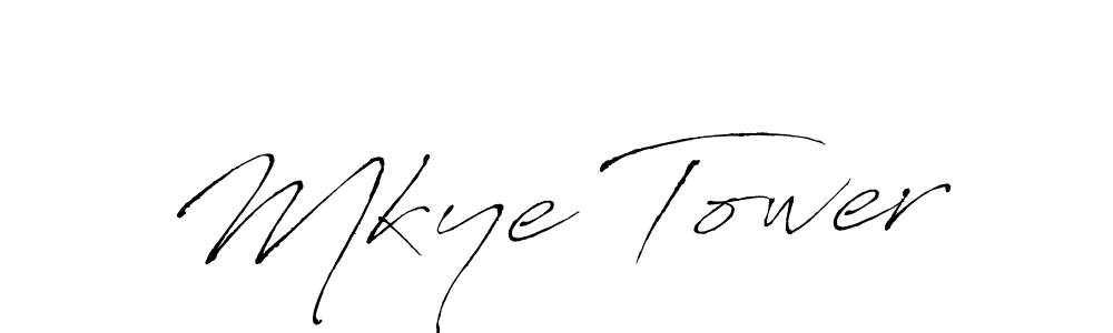 Also You can easily find your signature by using the search form. We will create Mkye Tower name handwritten signature images for you free of cost using Antro_Vectra sign style. Mkye Tower signature style 6 images and pictures png