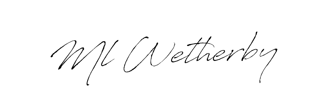 It looks lik you need a new signature style for name Ml Wetherby. Design unique handwritten (Antro_Vectra) signature with our free signature maker in just a few clicks. Ml Wetherby signature style 6 images and pictures png