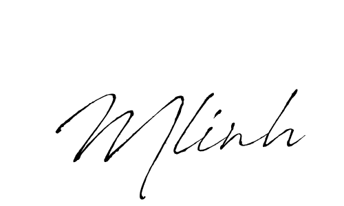 You should practise on your own different ways (Antro_Vectra) to write your name (Mlinh) in signature. don't let someone else do it for you. Mlinh signature style 6 images and pictures png