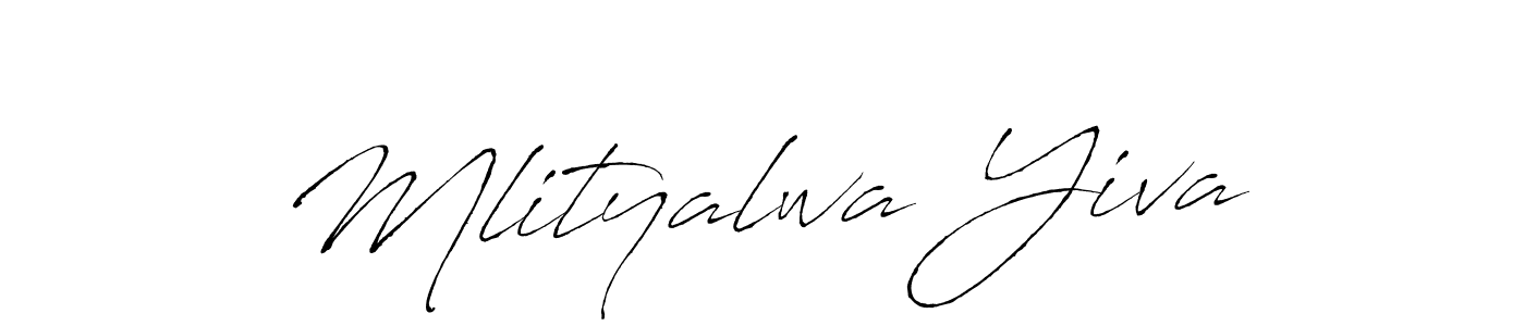 if you are searching for the best signature style for your name Mlityalwa Yiva. so please give up your signature search. here we have designed multiple signature styles  using Antro_Vectra. Mlityalwa Yiva signature style 6 images and pictures png